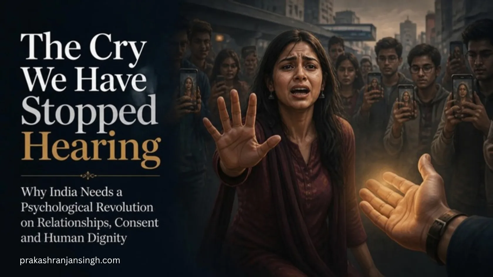The Cry We Have Stopped Hearing Why India Needs a Psychological Revolution on Relationships, Consent and Human Dignity