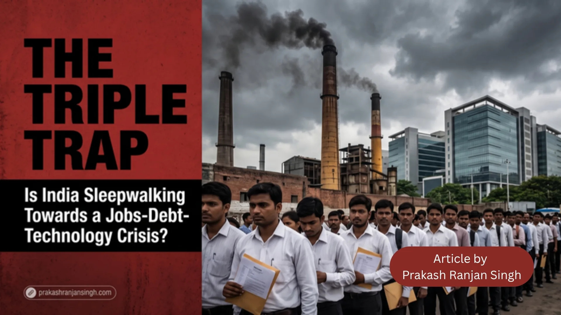 India's jobs, debt, and technology trap — the squeeze on the modern workforce
