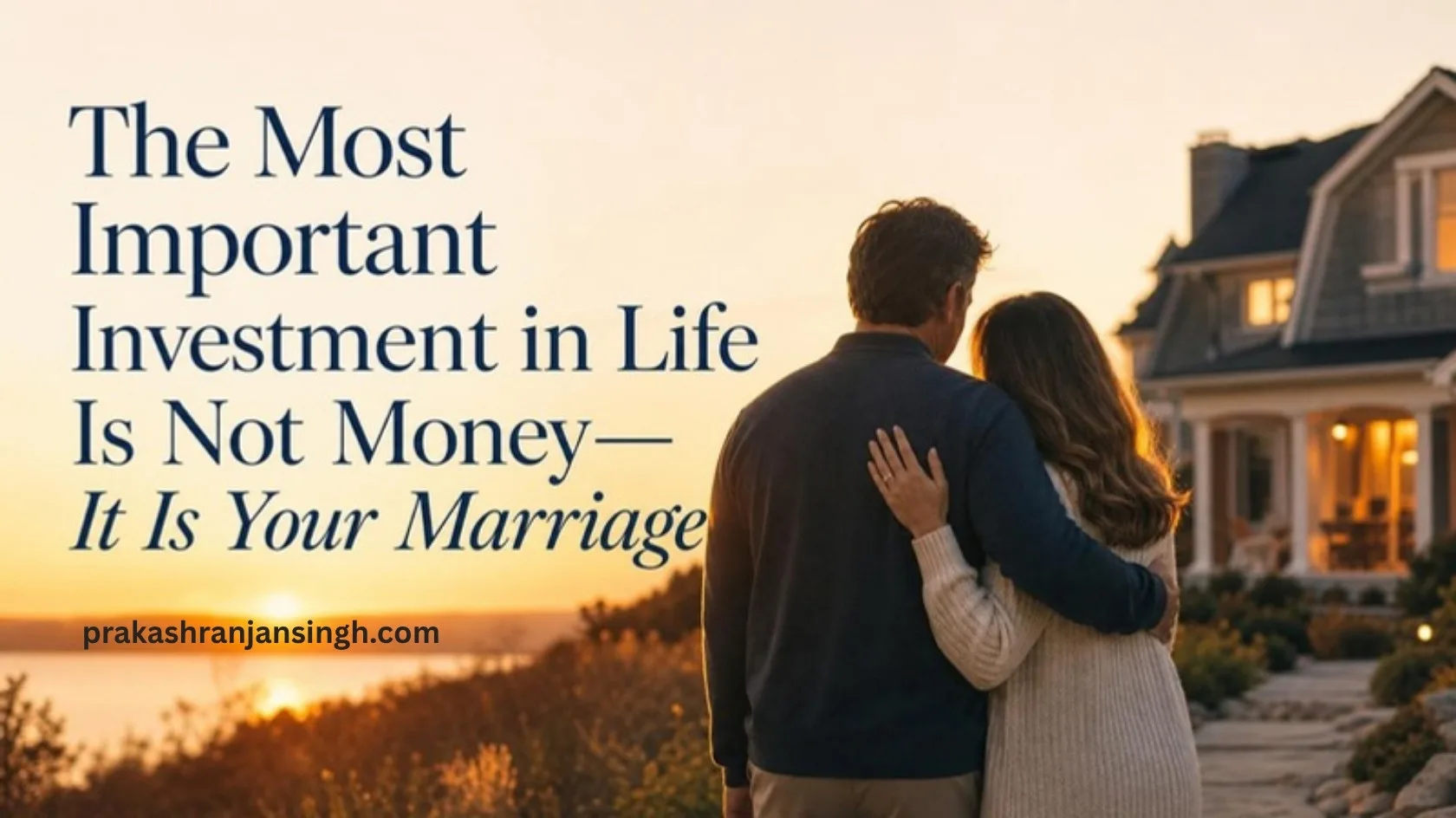 The Most Important Investment in Life Is Not Money—It Is Your Marriage