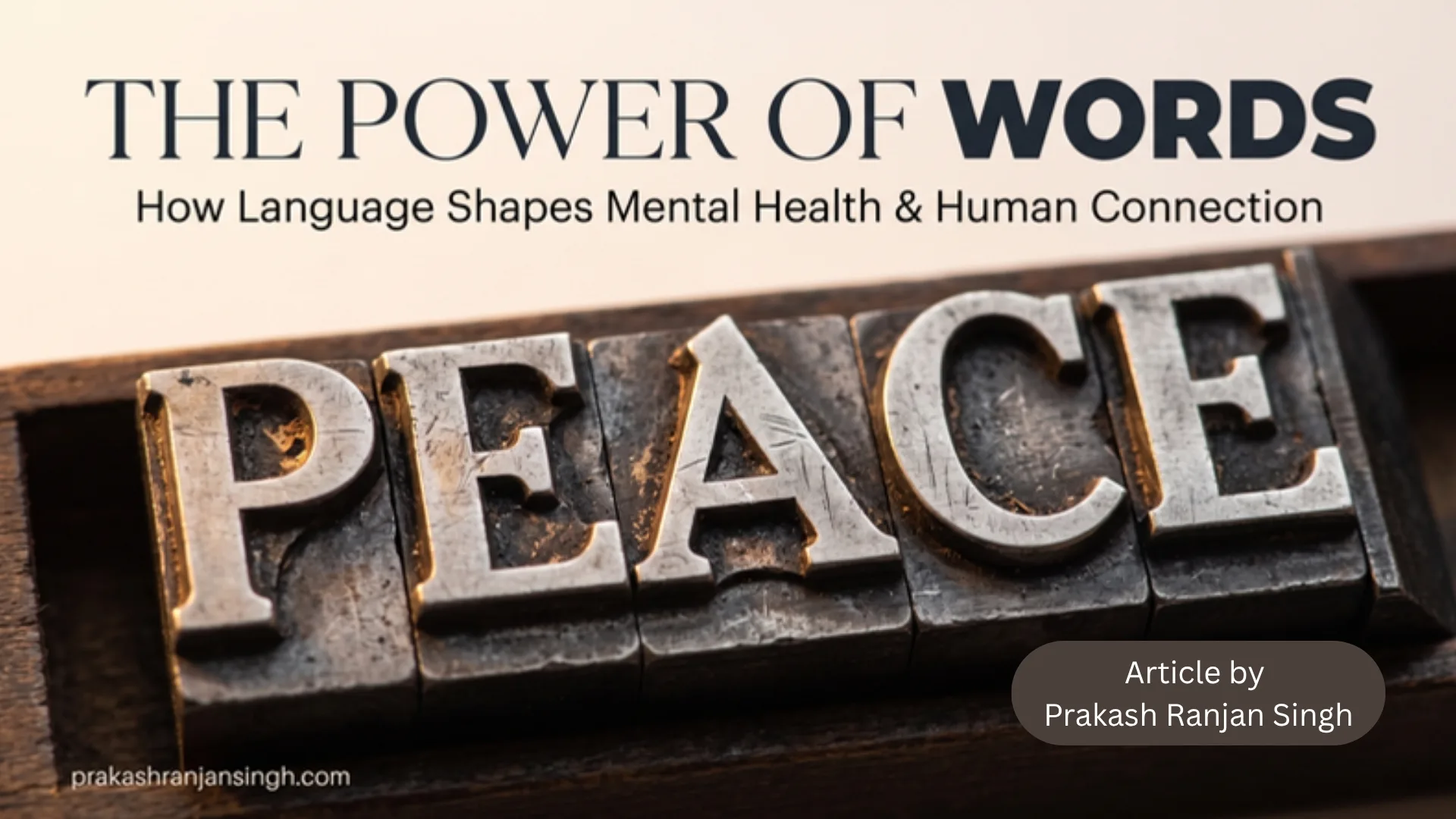 The power of words — how language shapes thought and behaviour
