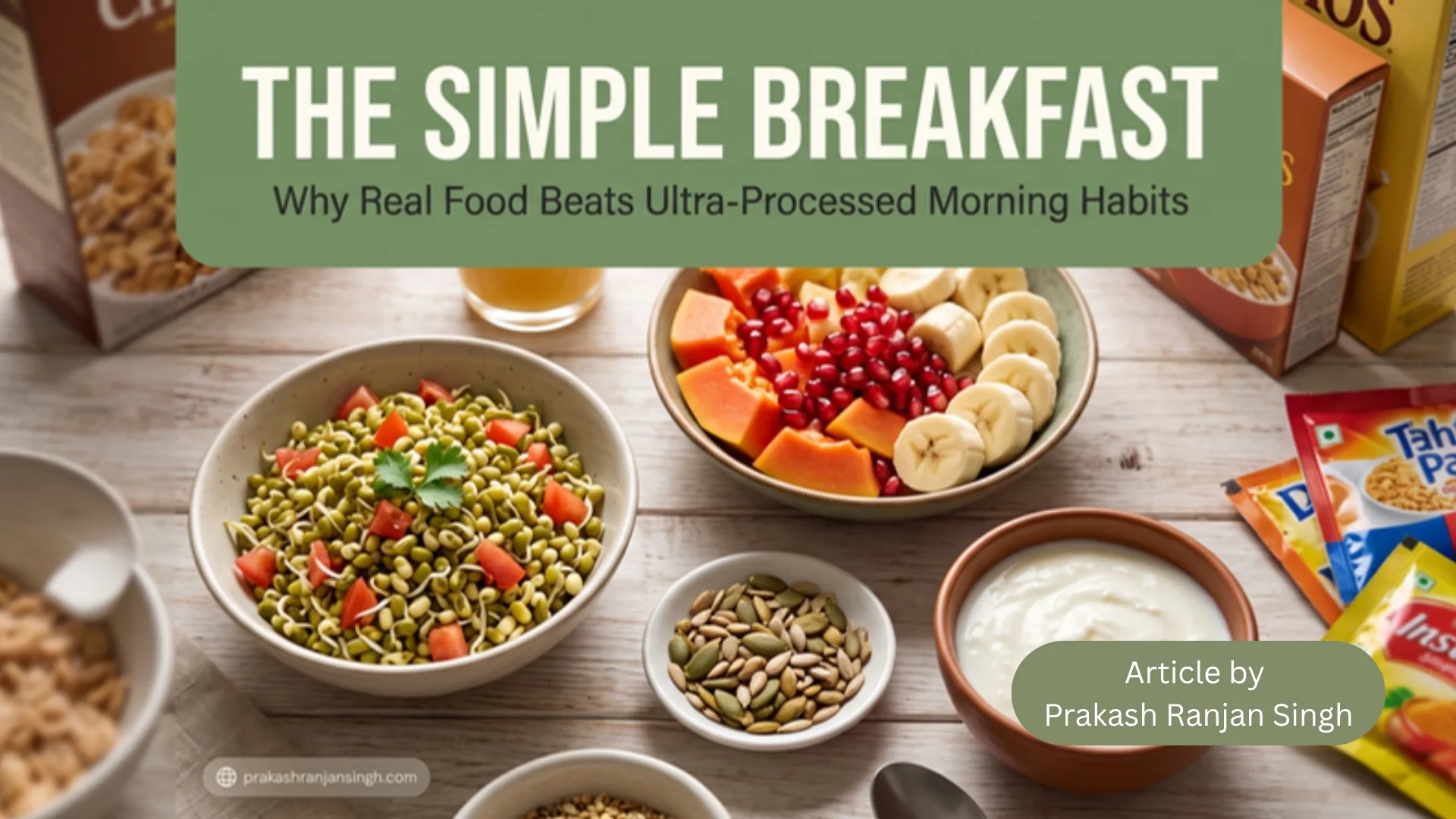 Simple healthy breakfast ideas for a busy Indian morning