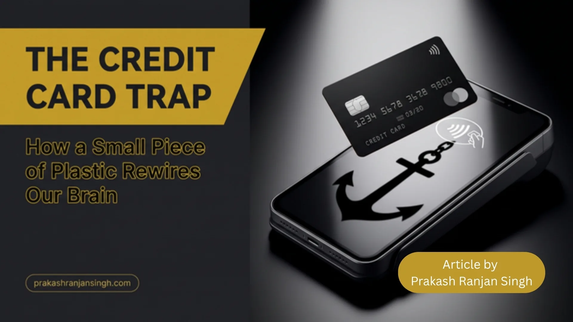 The credit card trap — how convenient spending turns into compounding debt